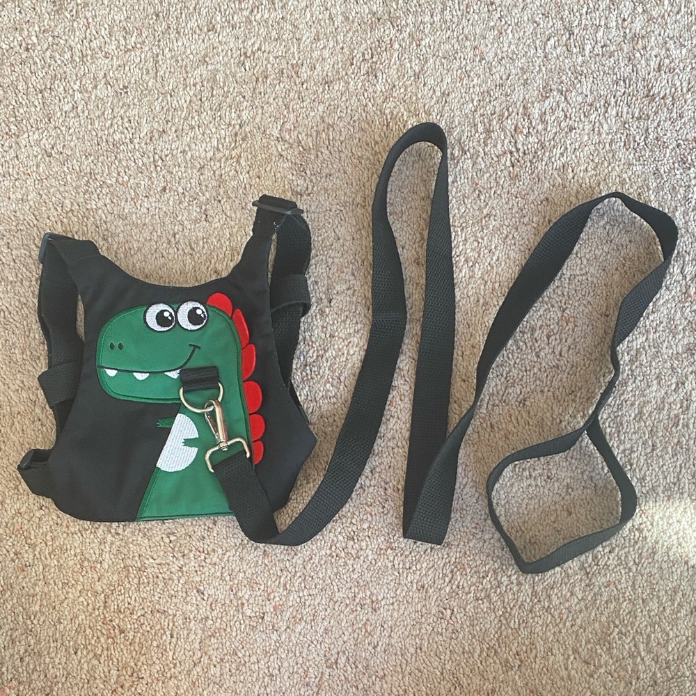 Toddler Leash-Baby Walking Safty Harness Backpack & Wrist